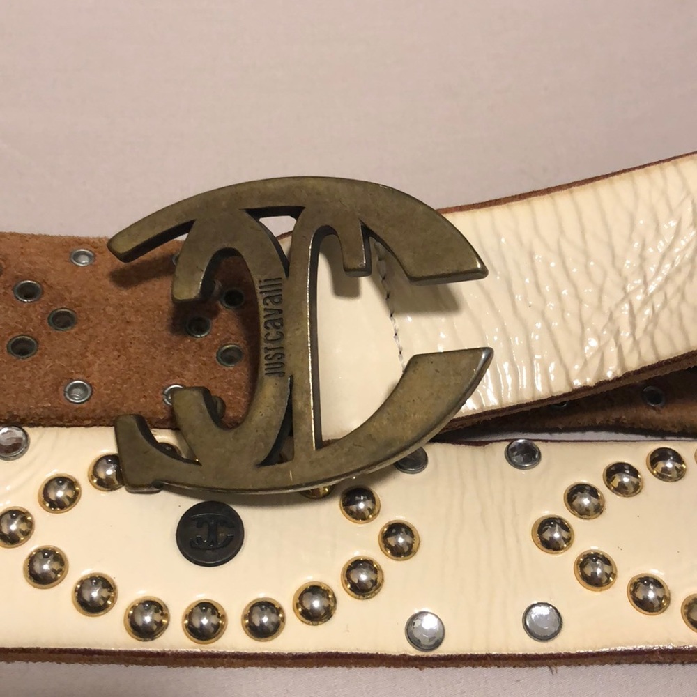 Just Cavali white belt
